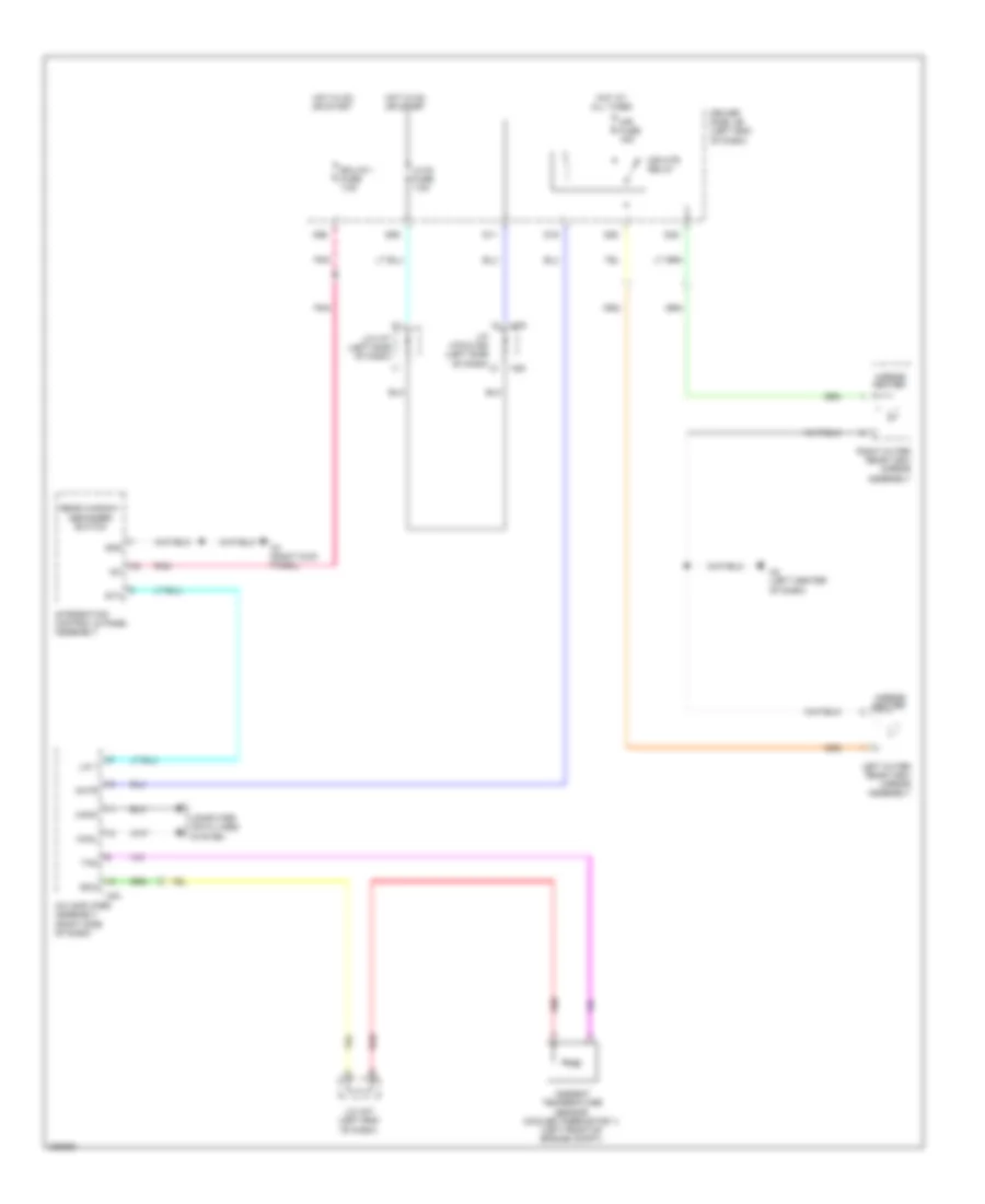 Heated Mirrors Wiring Diagram for Toyota Sequoia Limited 2009
