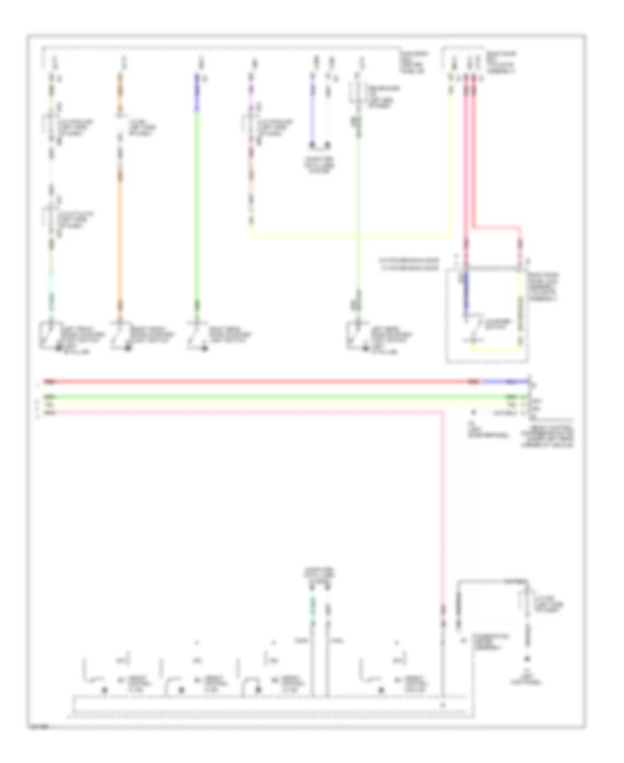 Electronic Suspension Wiring Diagram, without Electronic Suspension (2 of 2) for Toyota Sequoia Limited 2009