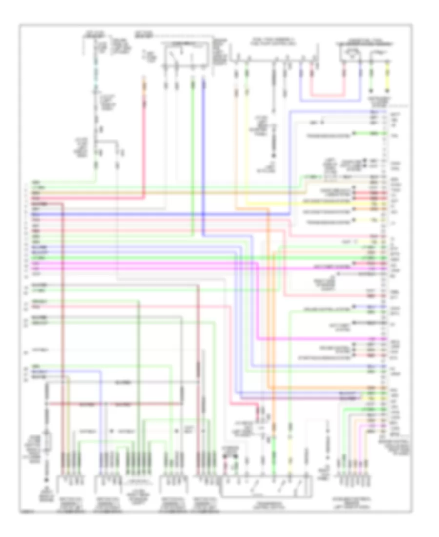 4.7L, Engine Performance Wiring Diagram (6 of 6) for Toyota Sequoia Limited 2009