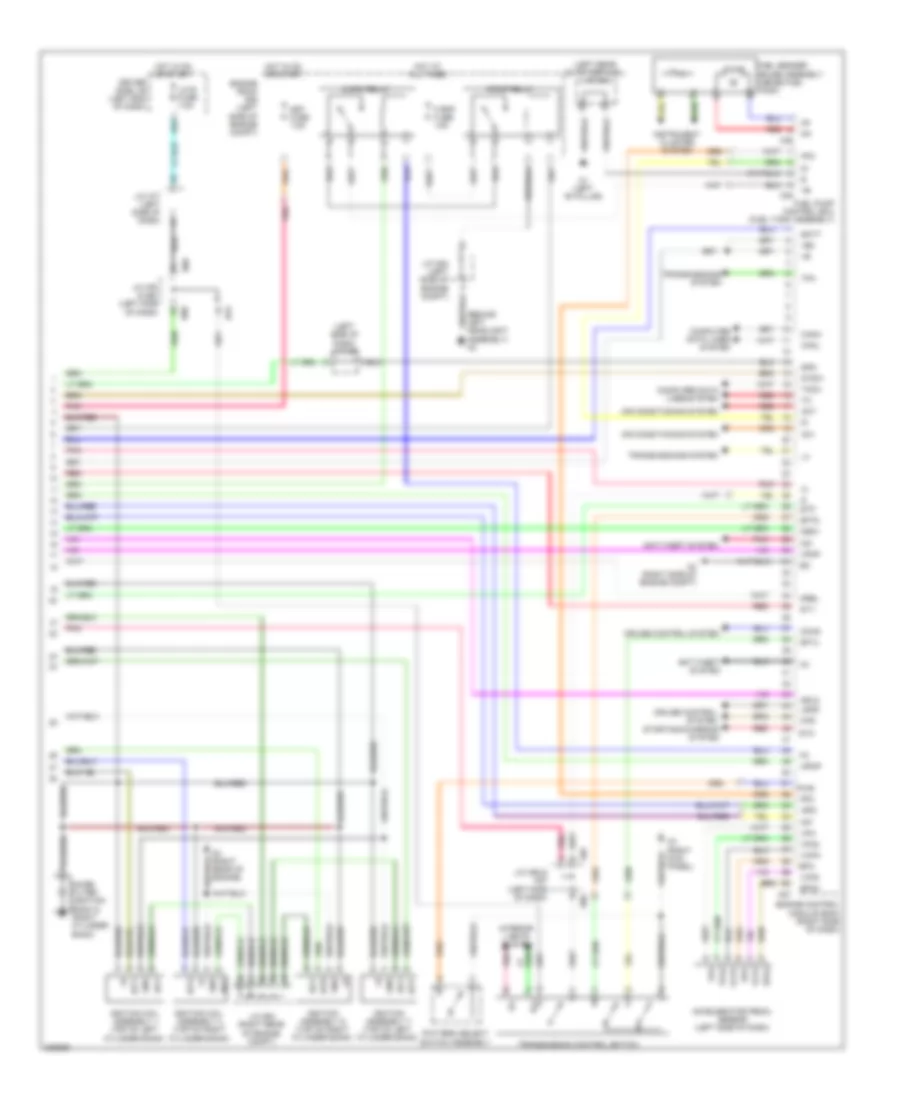 5.7L, Engine Performance Wiring Diagram (7 of 7) for Toyota Sequoia Limited 2009