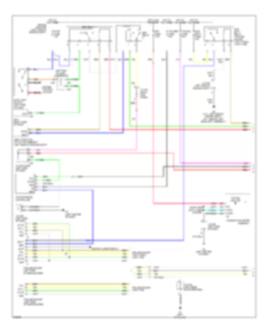 Trailer Tow Wiring Diagram (1 of 2) for Toyota Sequoia Limited 2009