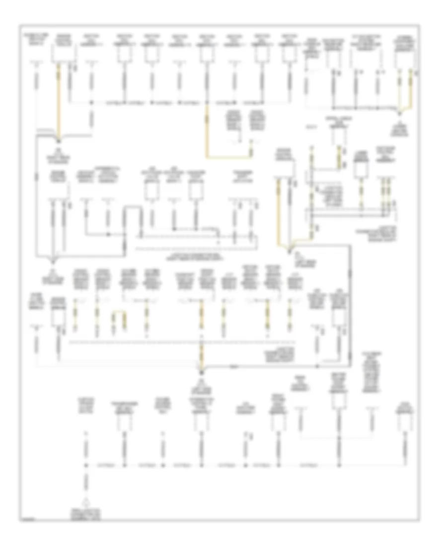 Ground Distribution Wiring Diagram 3 of 5 for Toyota Sequoia Limited 2009