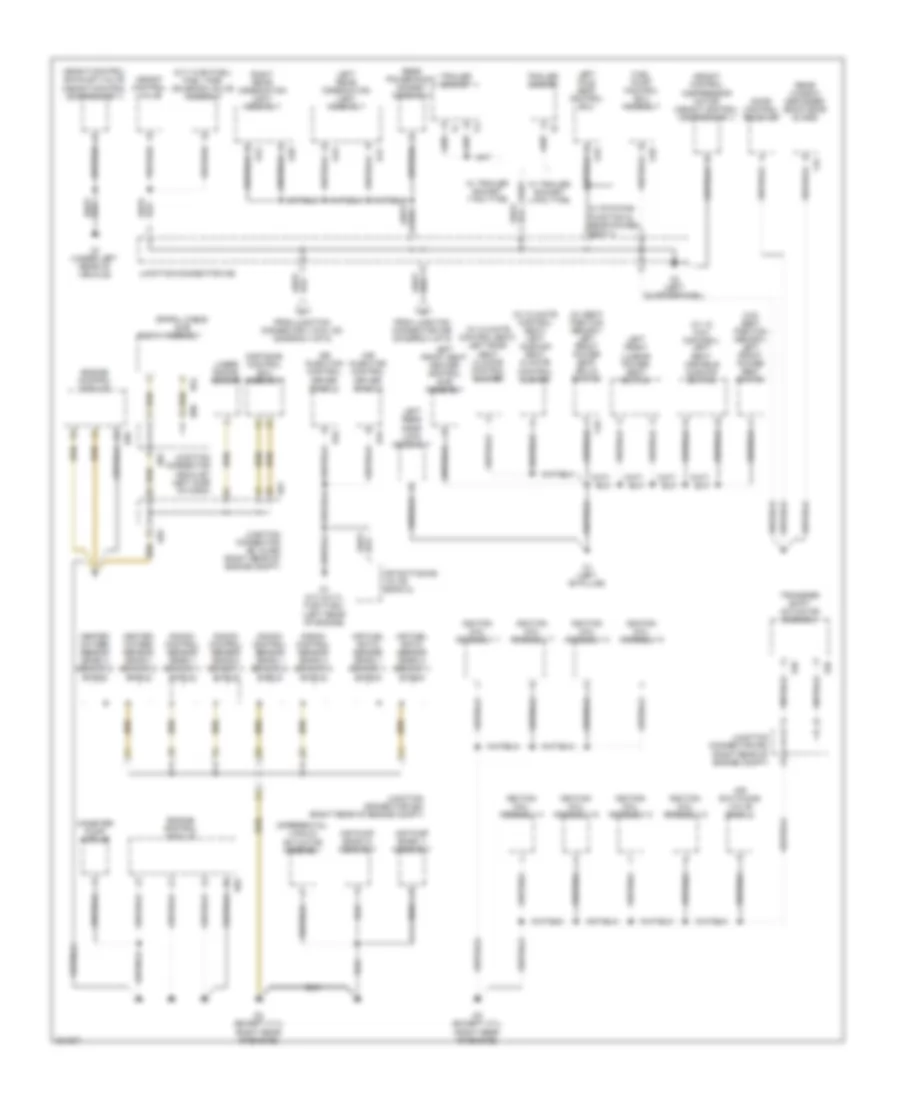 Ground Distribution Wiring Diagram 5 of 5 for Toyota Sequoia Limited 2009