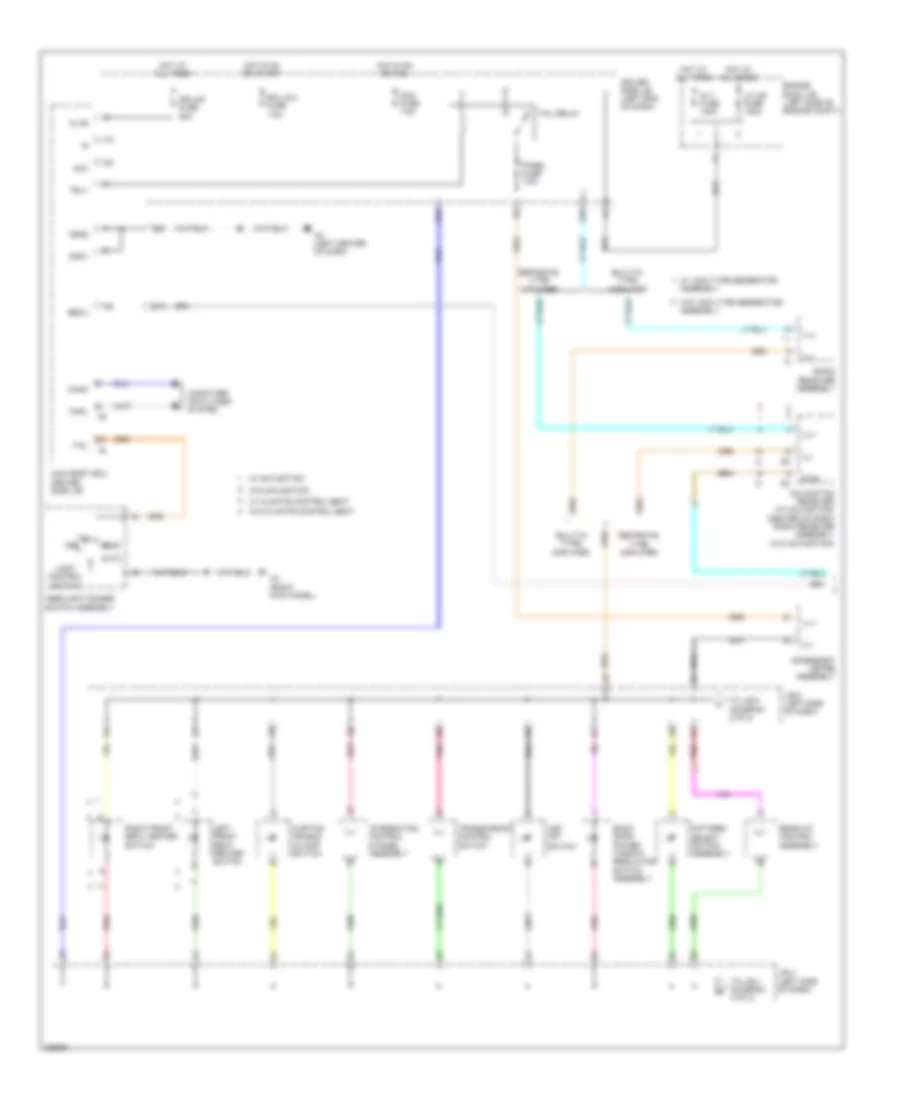 Instrument Illumination Wiring Diagram (1 of 3) for Toyota Sequoia Limited 2009