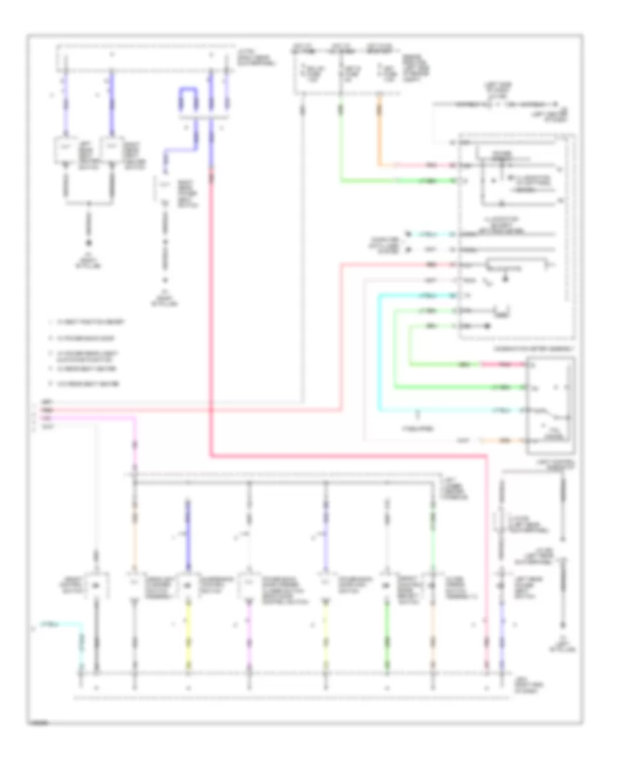 Instrument Illumination Wiring Diagram 3 of 3 for Toyota Sequoia Limited 2009