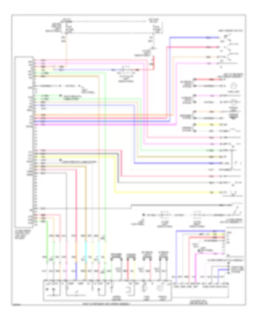 Memory Mirrors Wiring Diagram for Toyota Sequoia Limited 2009