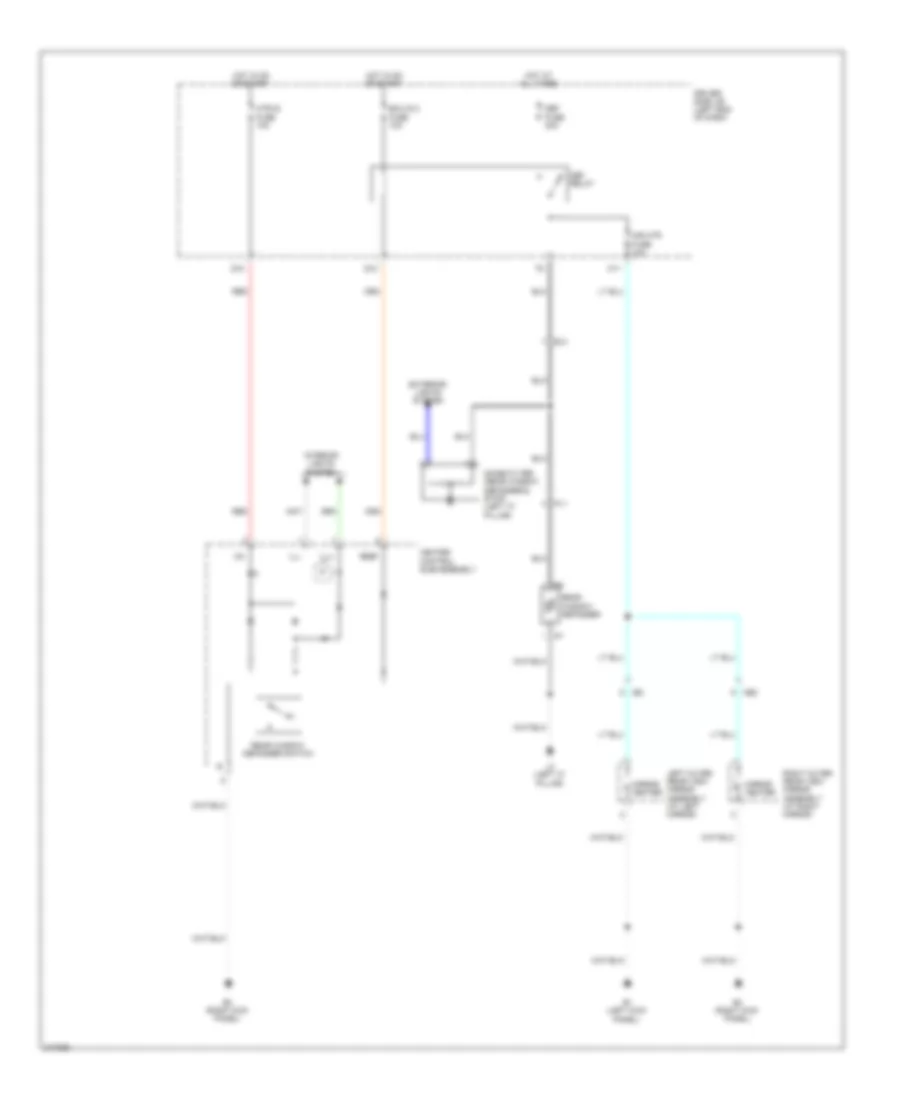 Defoggers Wiring Diagram for Toyota Matrix 2013