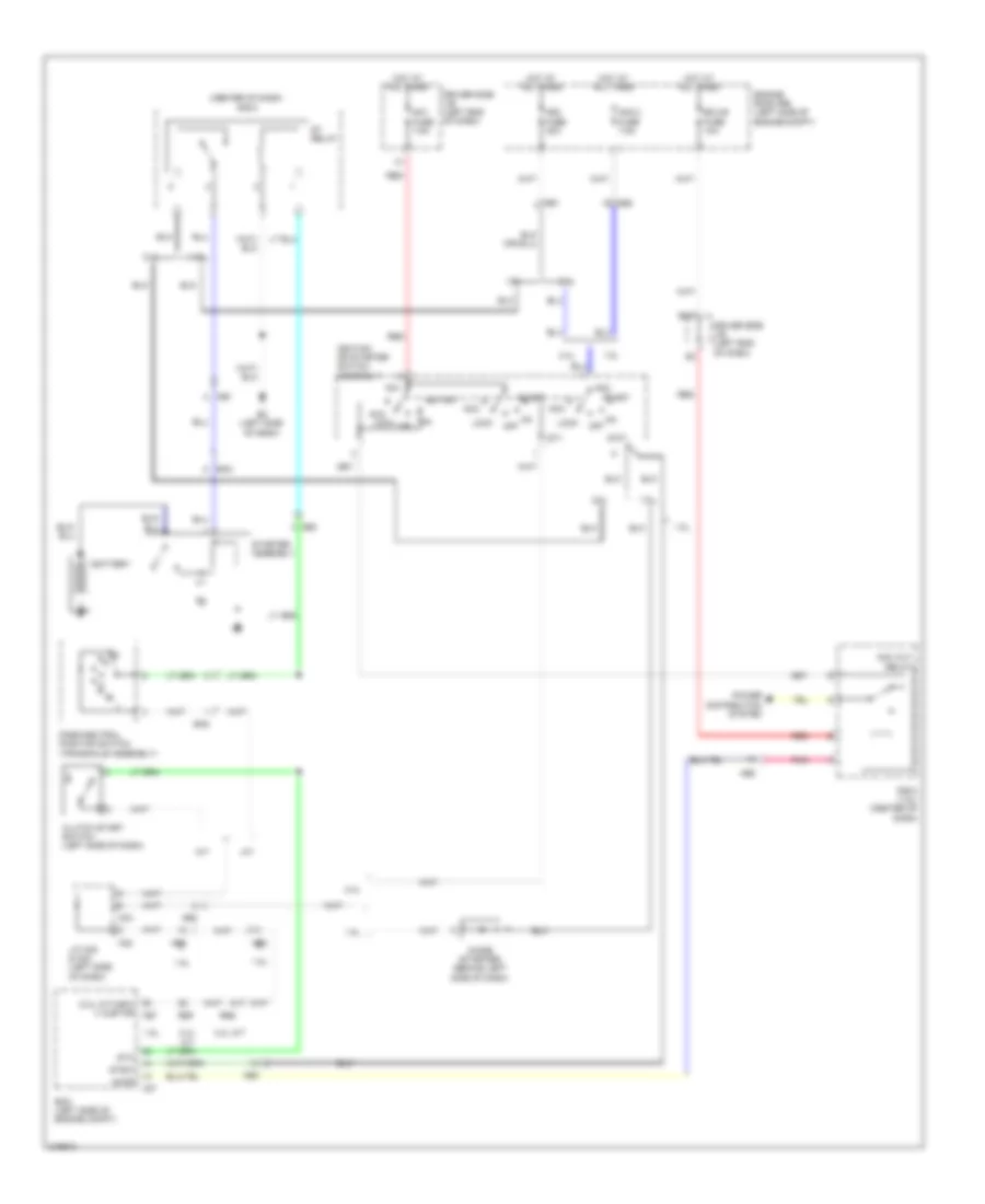Starting Wiring Diagram for Toyota Matrix 2013