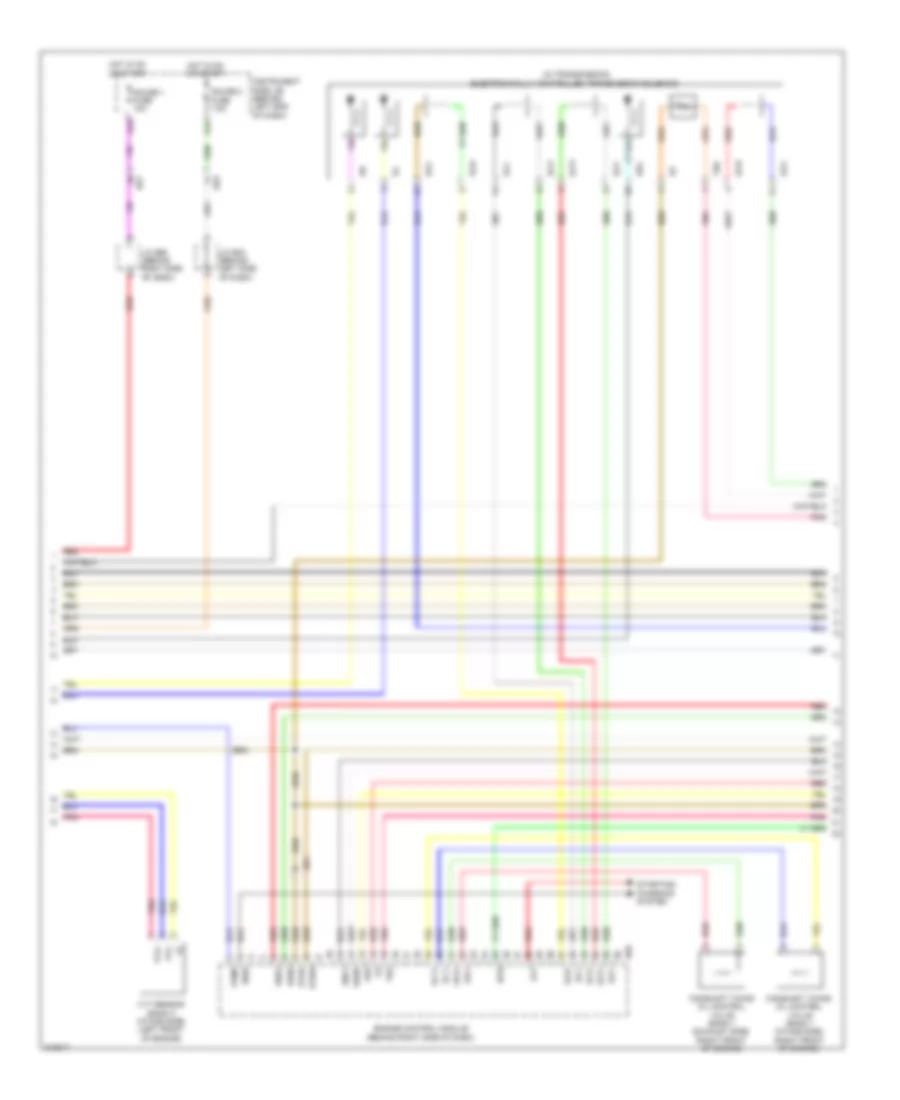 3.5L, Engine Performance Wiring Diagram (4 of 6) for Toyota Highlander Hybrid 2011