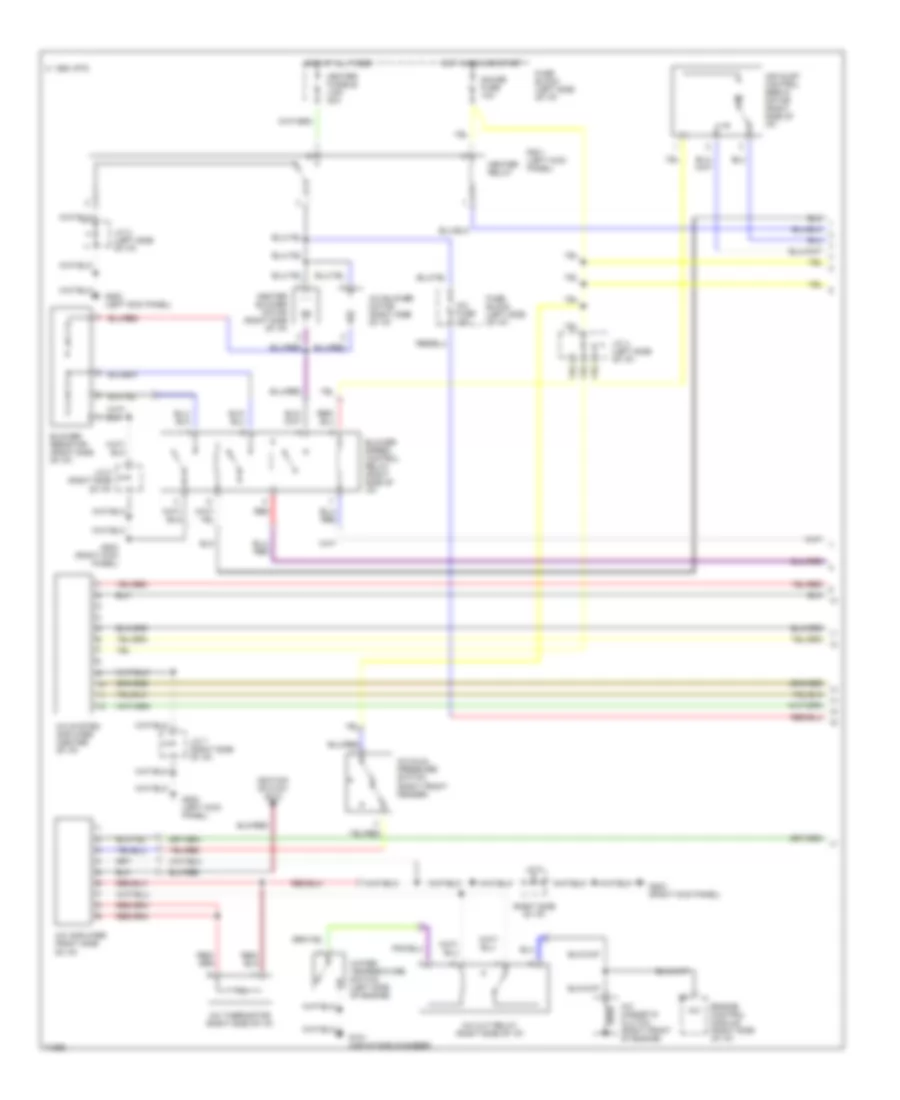 A C Wiring Diagram 1 of 2 for Toyota Land Cruiser 1995