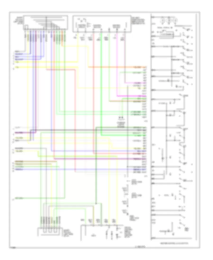 A C Wiring Diagram 2 of 2 for Toyota Land Cruiser 1995