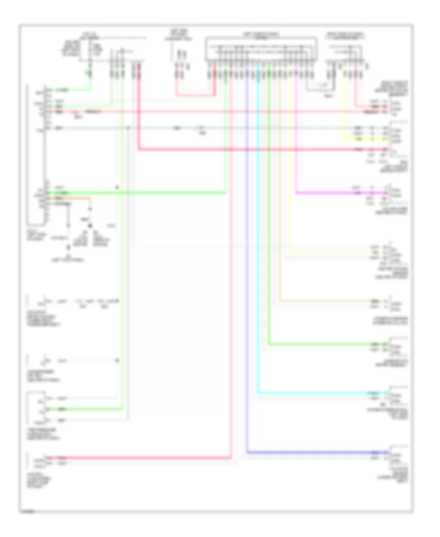 Computer Data Lines Wiring Diagram for Toyota Matrix S 2013