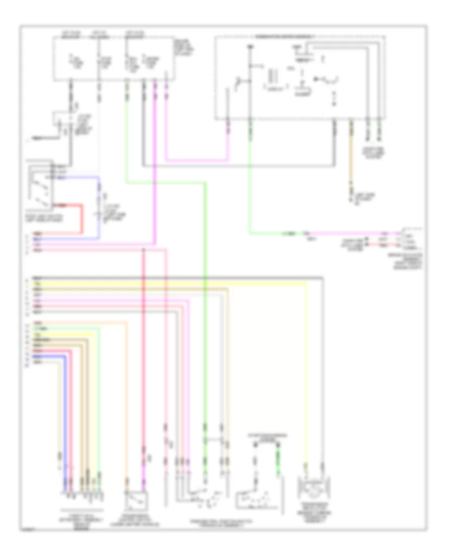 1.8L, AT Wiring Diagram (2 of 2) for Toyota Matrix S 2013