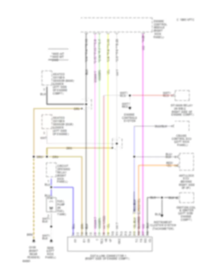 2 4L Data Link Connector Wiring Diagram for Toyota Pickup SR5 1994