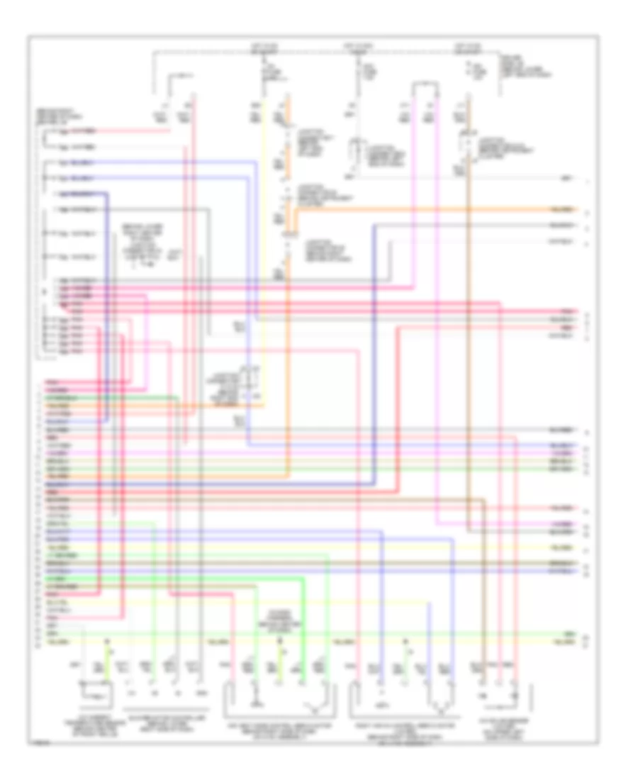 Automatic AC Wiring Diagram (2 of 3) for Toyota 4Runner Limited 2003