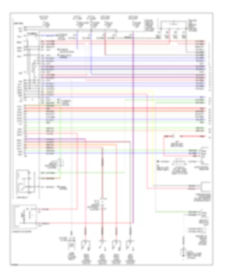 Forced Entry Wiring Diagram 1 of 2 for Toyota 4Runner Limited 2003