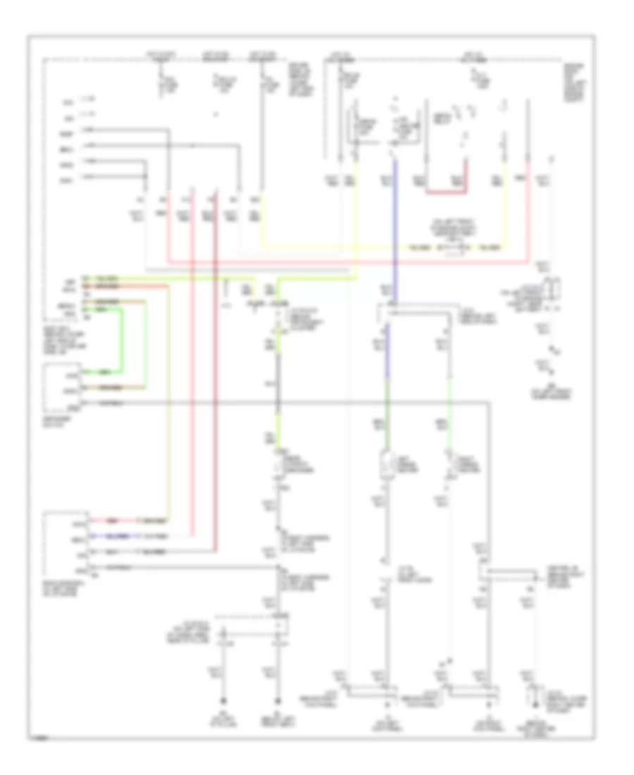Defoggers Wiring Diagram for Toyota 4Runner Limited 2003