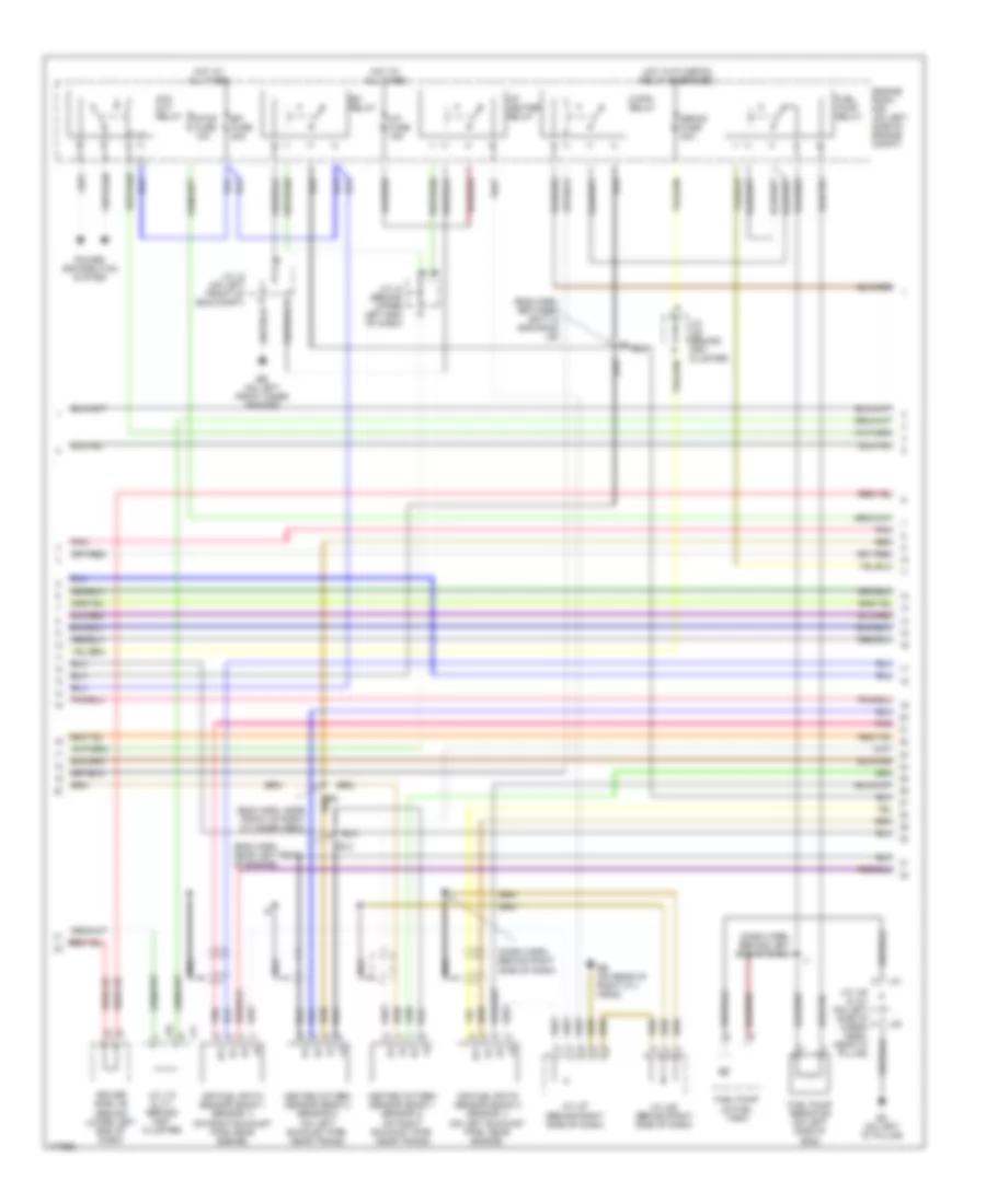 4.0L, Engine Performance Wiring Diagram (2 of 6) for Toyota 4Runner Limited 2003