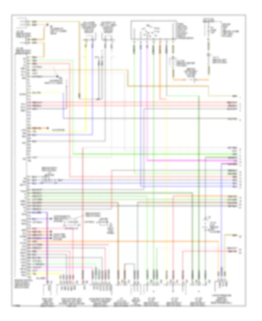 4.7L, Engine Performance Wiring Diagram (1 of 6) for Toyota 4Runner Limited 2003