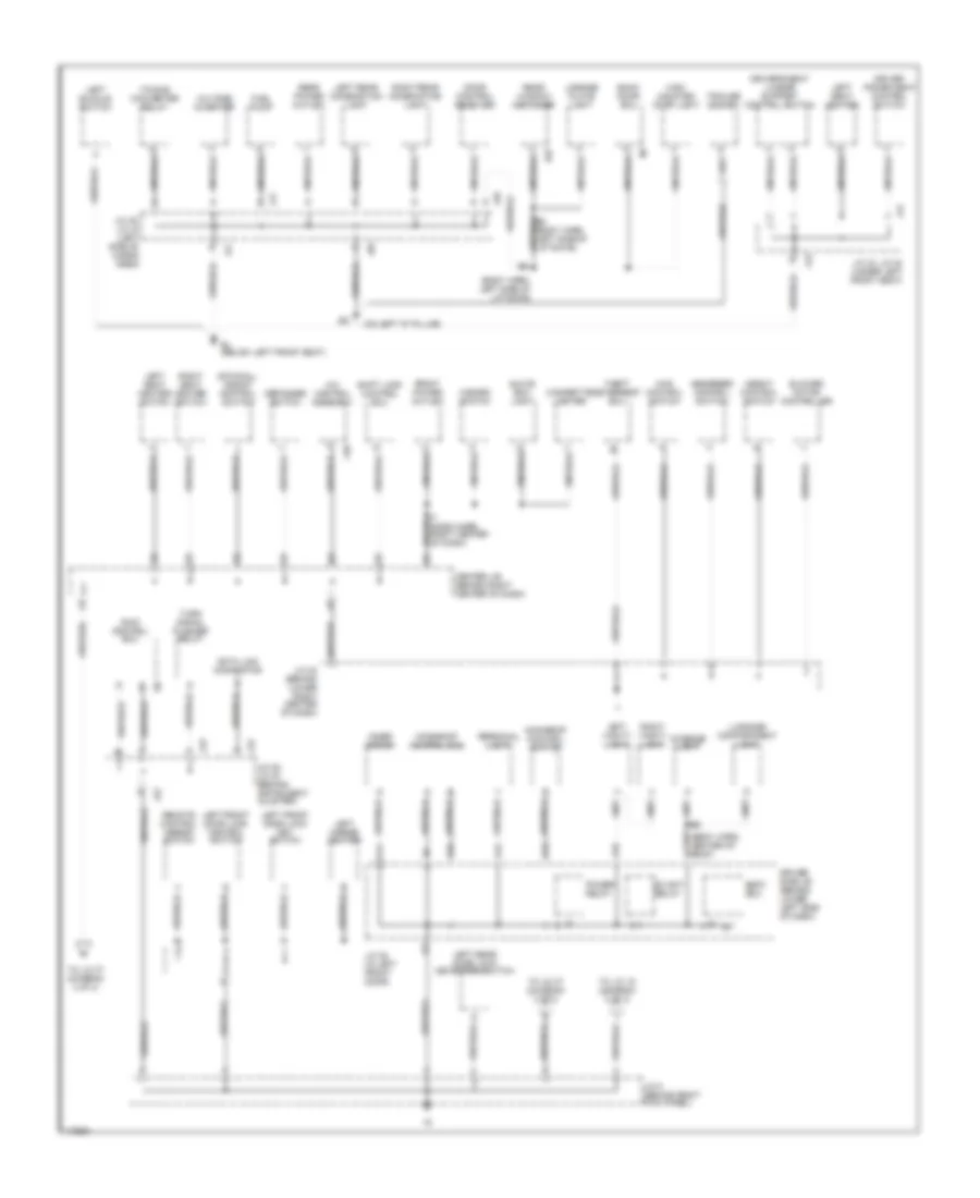 Ground Distribution Wiring Diagram (2 of 3) for Toyota 4Runner Limited 2003