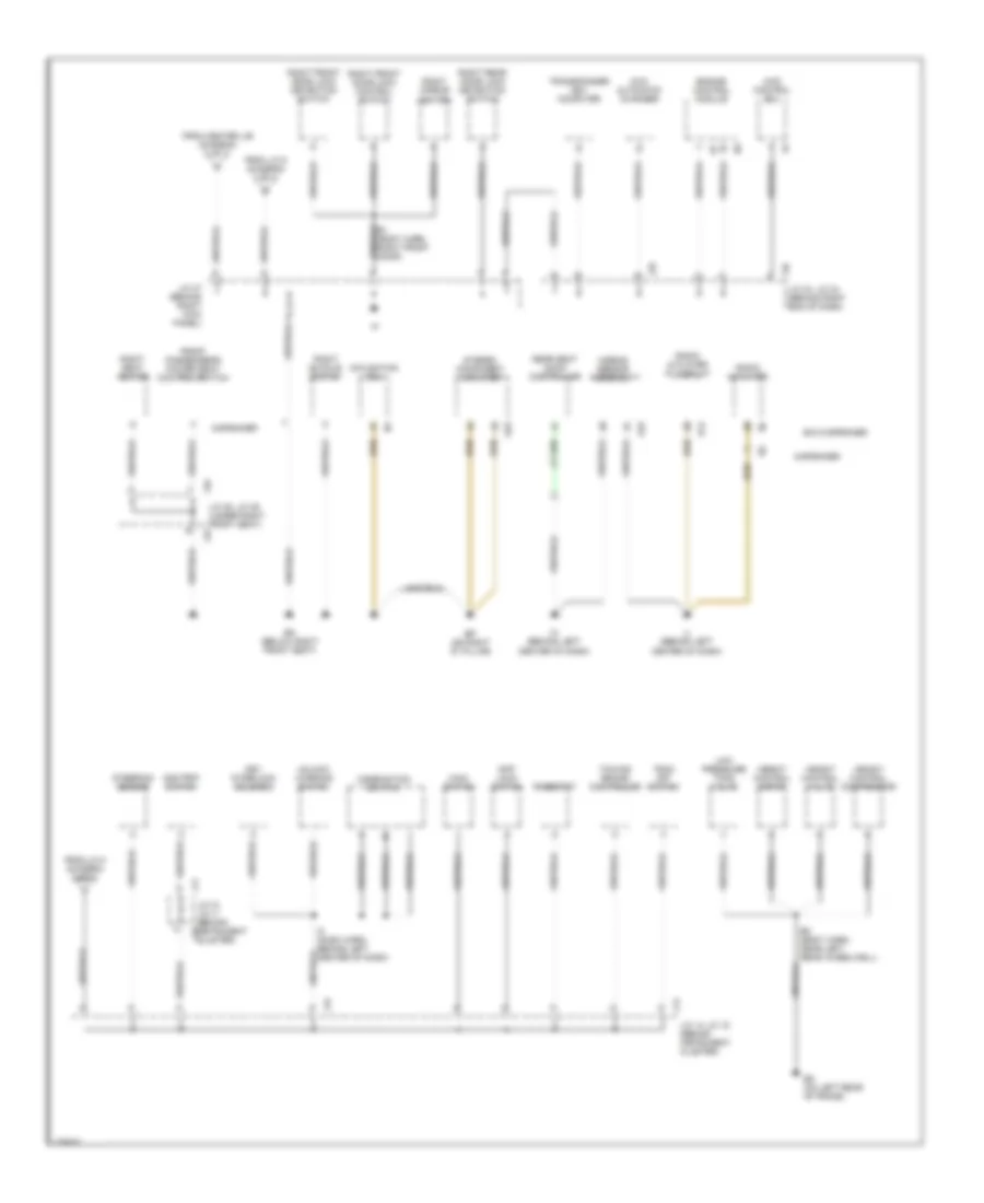 Ground Distribution Wiring Diagram (3 of 3) for Toyota 4Runner Limited 2003