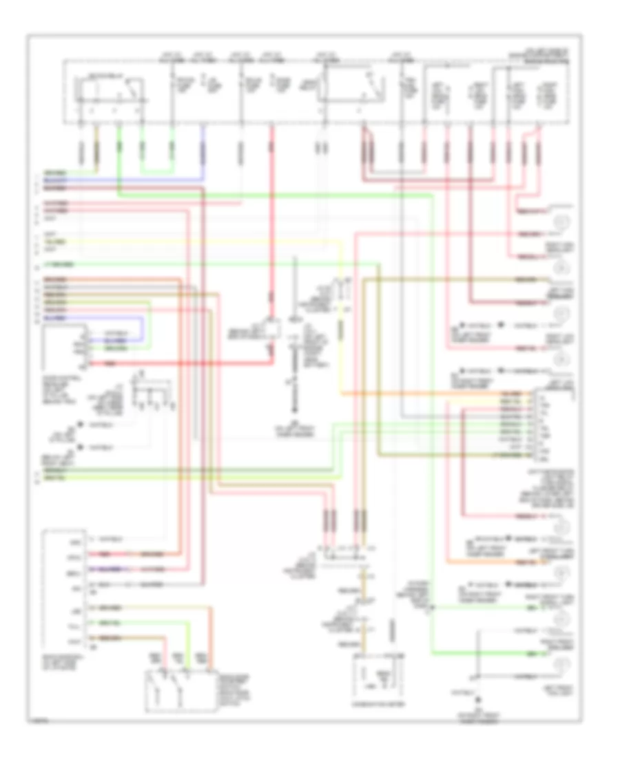 Headlights Wiring Diagram with DRL 2 of 2 for Toyota 4Runner Limited 2003