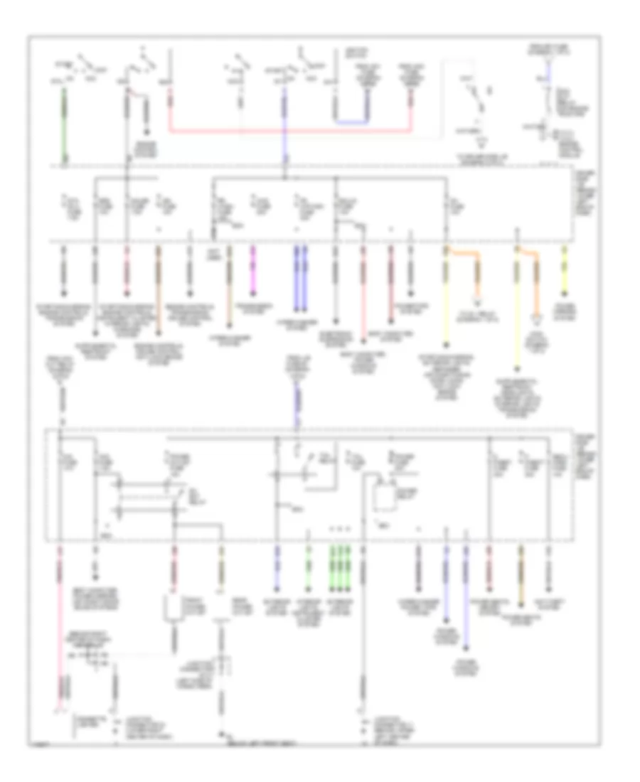 Power Distribution Wiring Diagram 2 of 2 for Toyota 4Runner Limited 2003