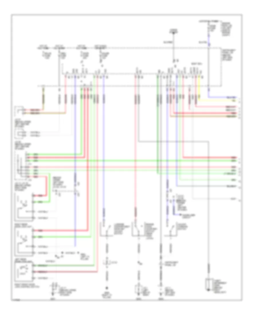 Forced Entry Wiring Diagram 1 of 2 for Toyota Prius 2001