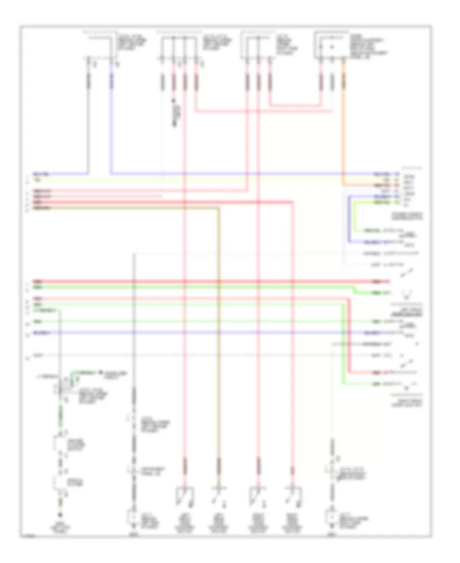 Forced Entry Wiring Diagram 2 of 2 for Toyota Prius 2001