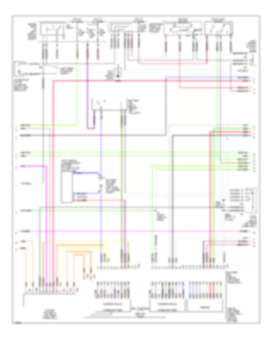 Hybrid System Wiring Diagram (2 of 3) for Toyota Prius 2001