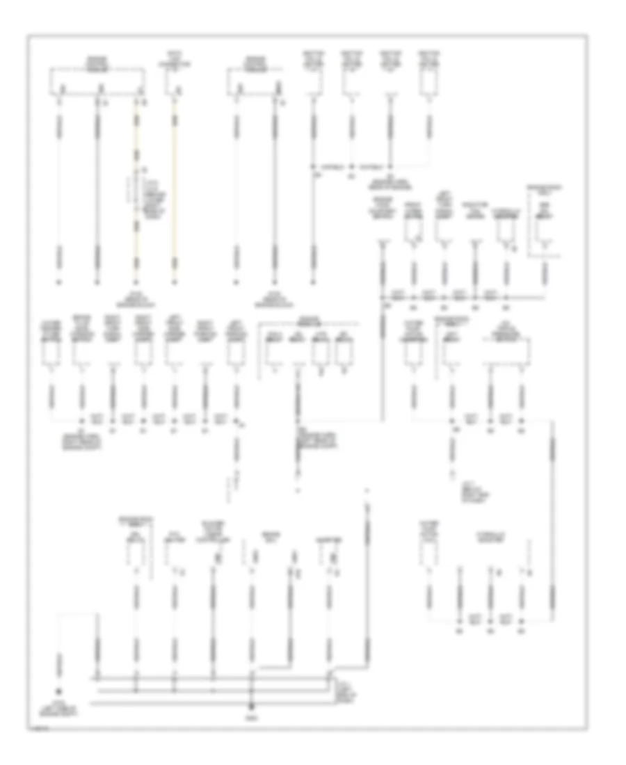 Ground Distribution Wiring Diagram 1 of 3 for Toyota Prius 2001