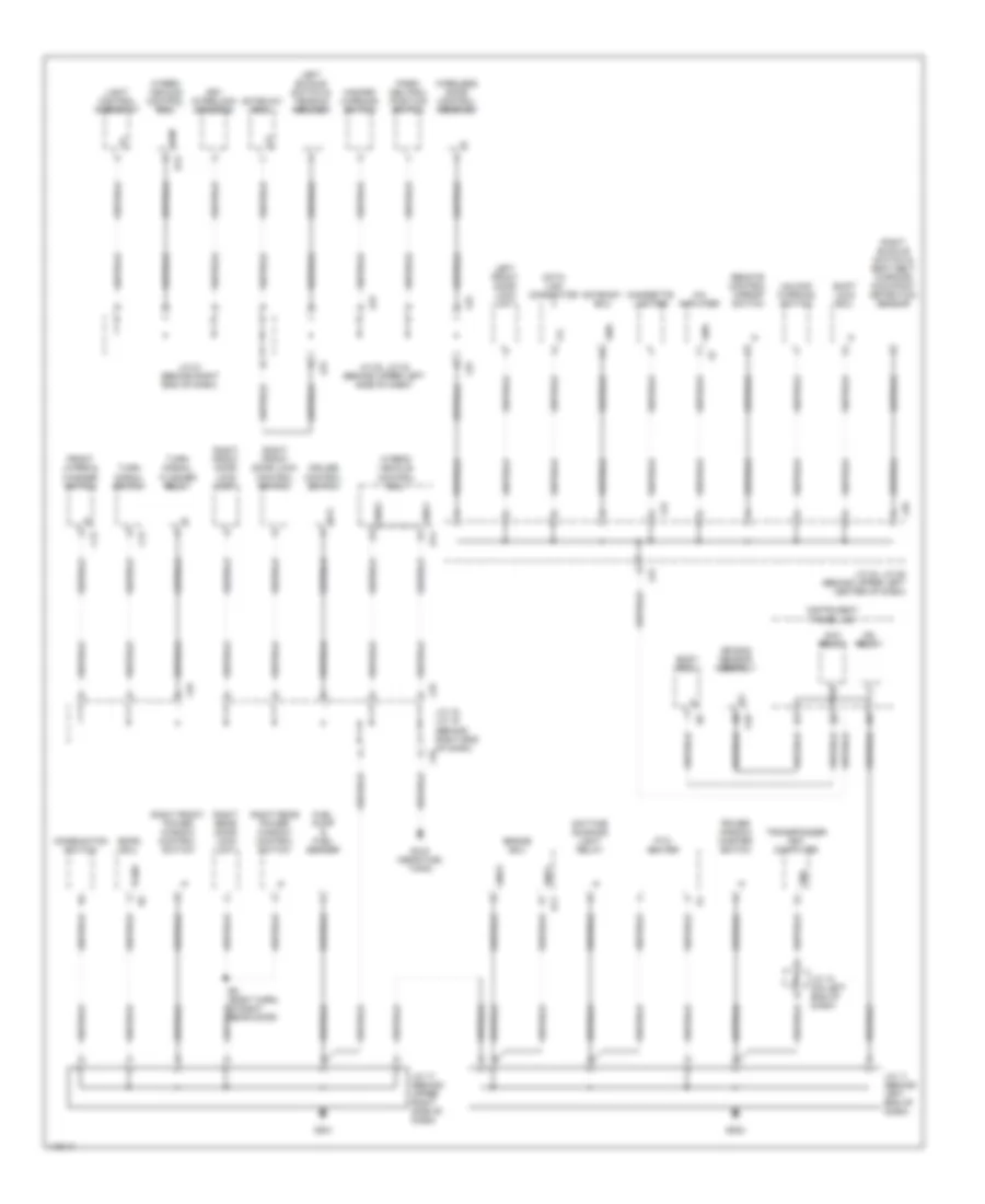 Ground Distribution Wiring Diagram 2 of 3 for Toyota Prius 2001