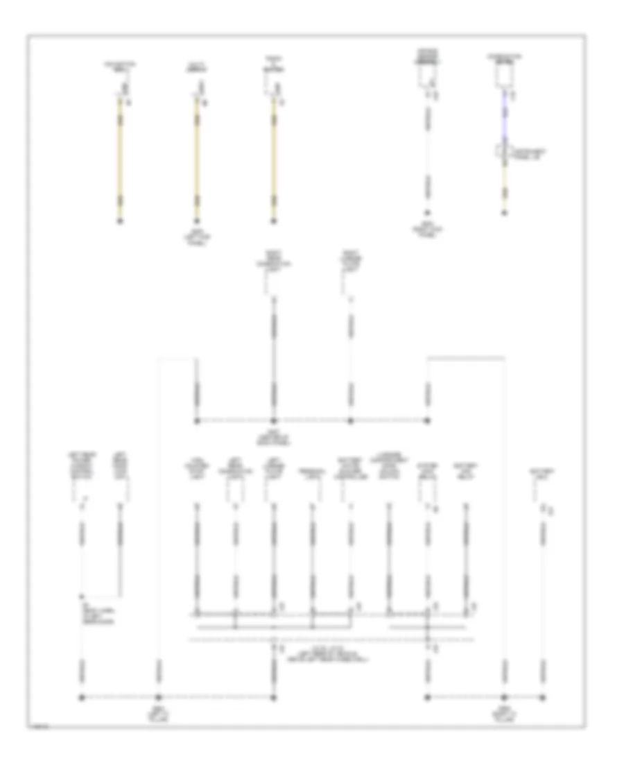 Ground Distribution Wiring Diagram (3 of 3) for Toyota Prius 2001