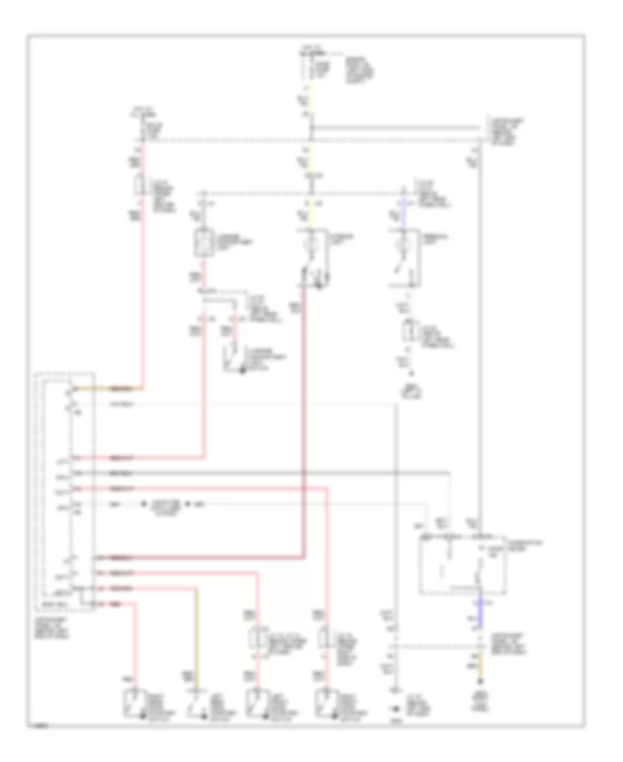 Courtesy Lamps Wiring Diagram for Toyota Prius 2001