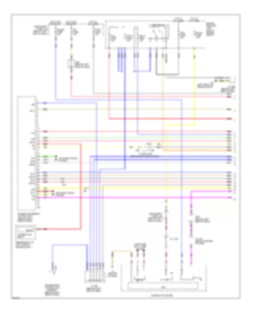 1.8L, Hybrid System Wiring Diagram (1 of 6) for Toyota Prius 2013