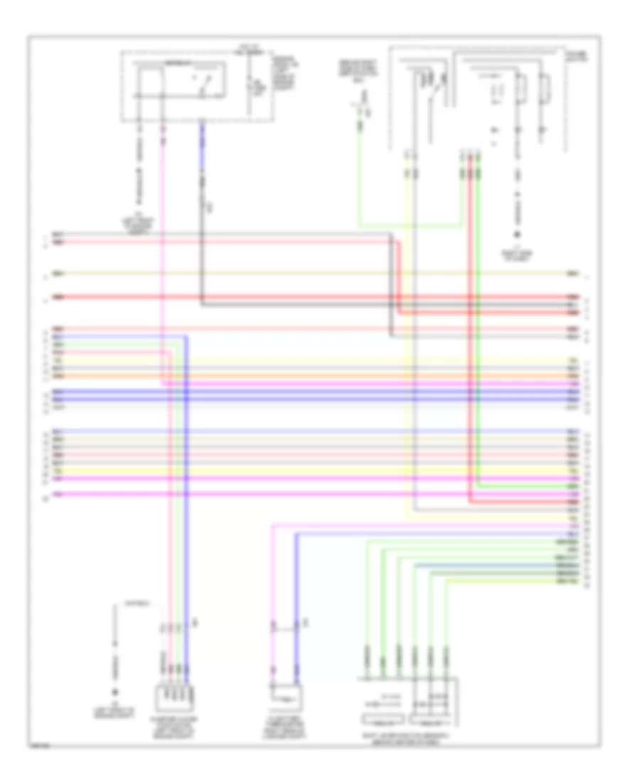 1.8L, Hybrid System Wiring Diagram (2 of 6) for Toyota Prius 2013