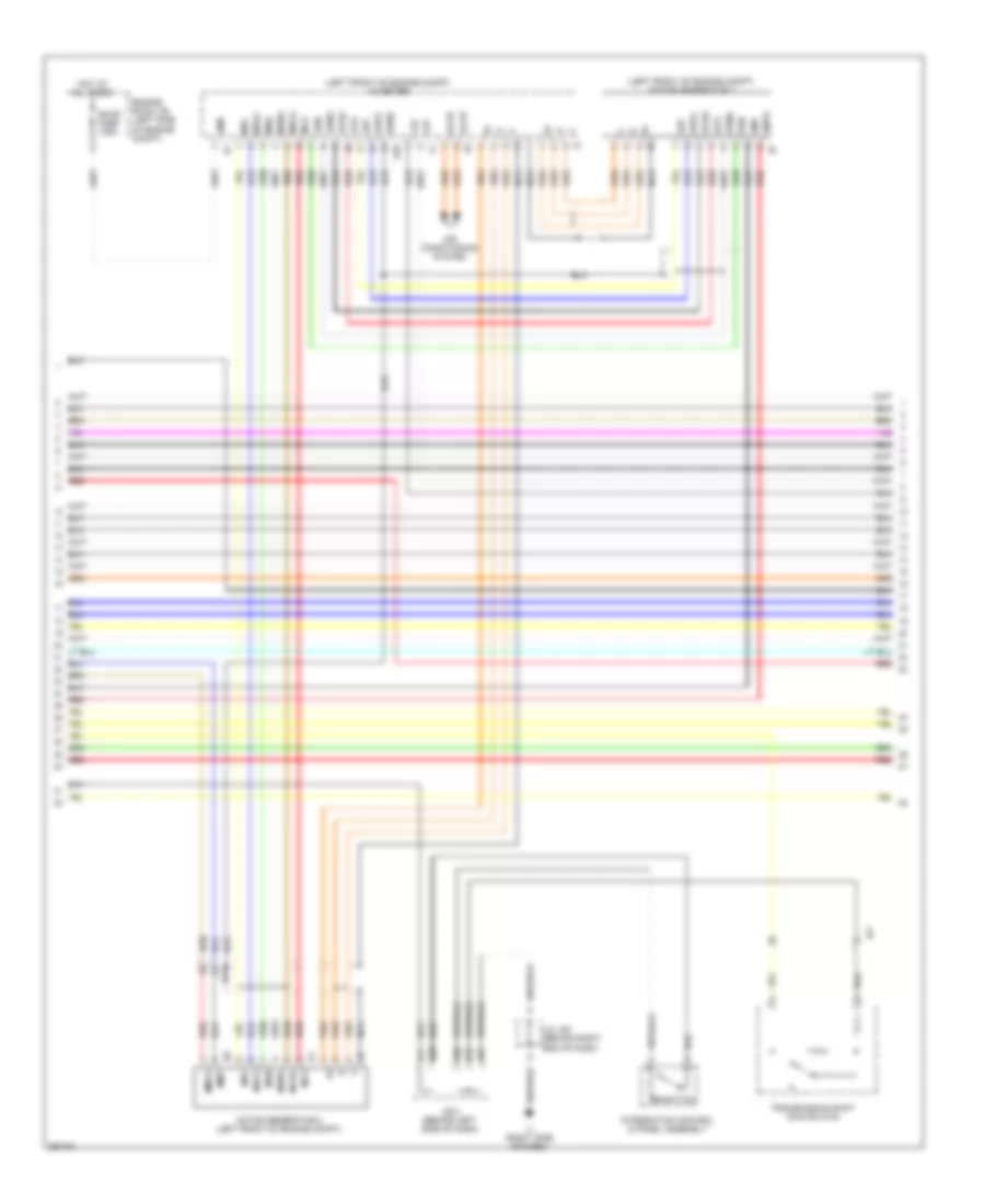 1.8L, Hybrid System Wiring Diagram (4 of 6) for Toyota Prius 2013