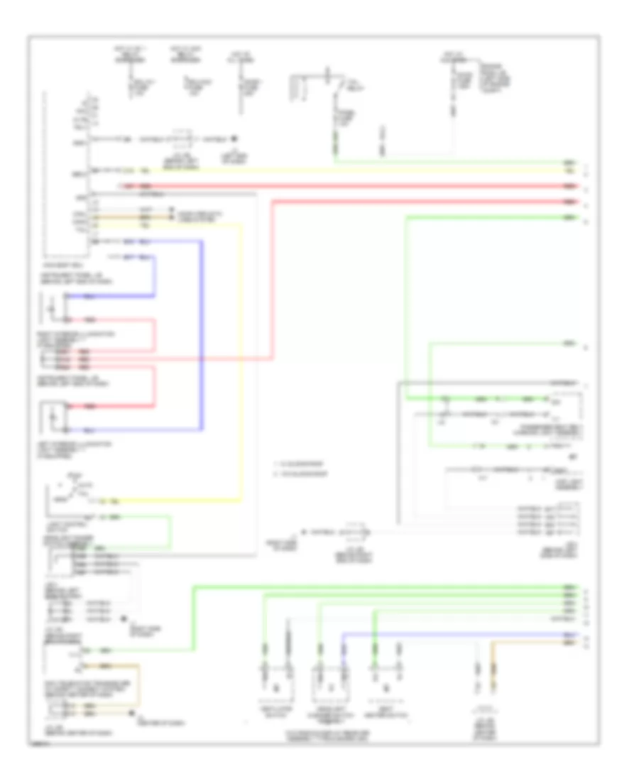 Instrument Illumination Wiring Diagram 1 of 3 for Toyota Prius 2013