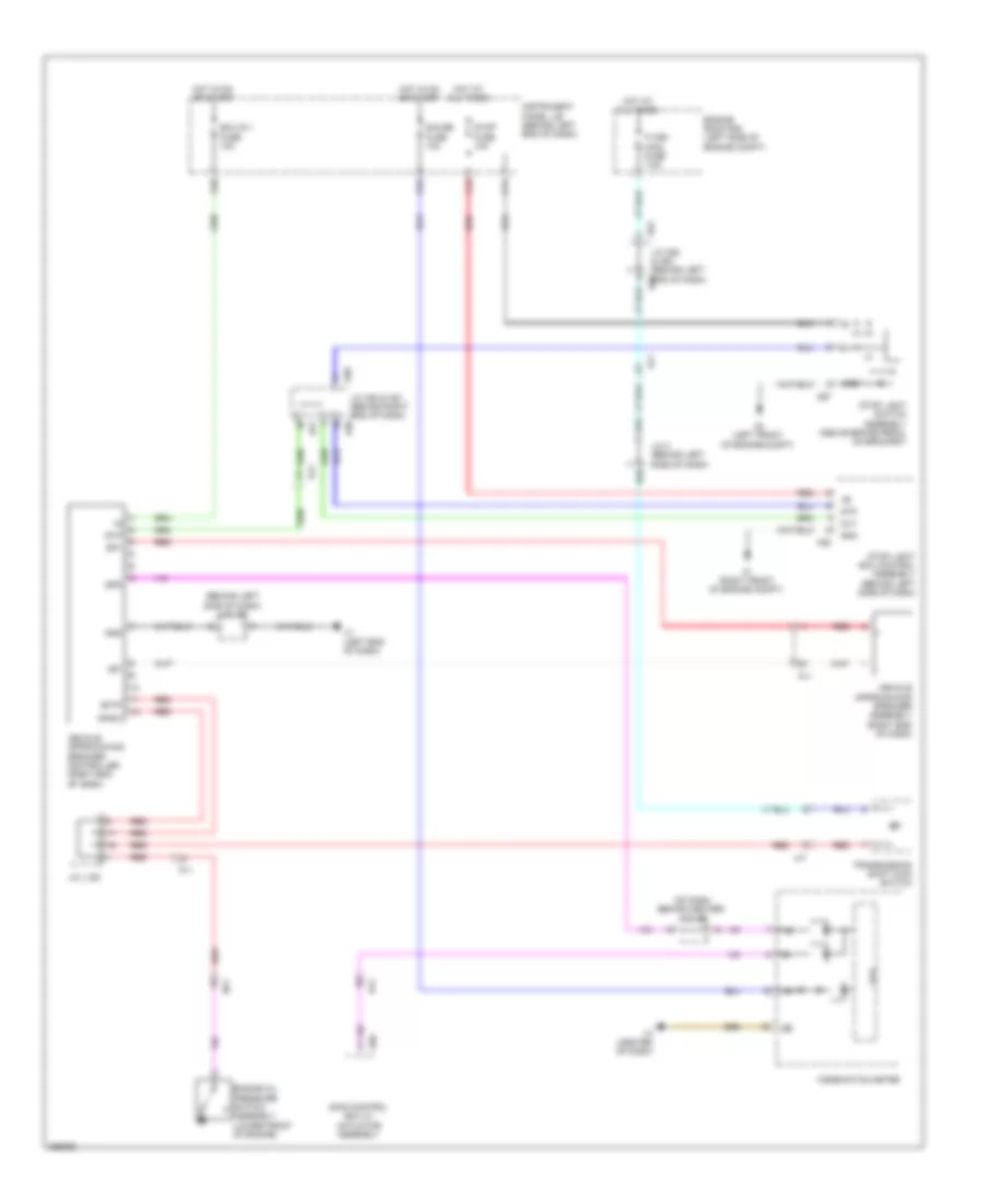 Vehicle Proximity Notification Wiring Diagram for Toyota Prius 2013