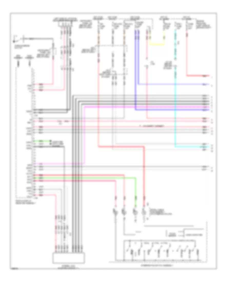 Radio Wiring Diagram, with Radio  Display Amplifier  Separate Amplifier (1 of 5) for Toyota Prius 2013
