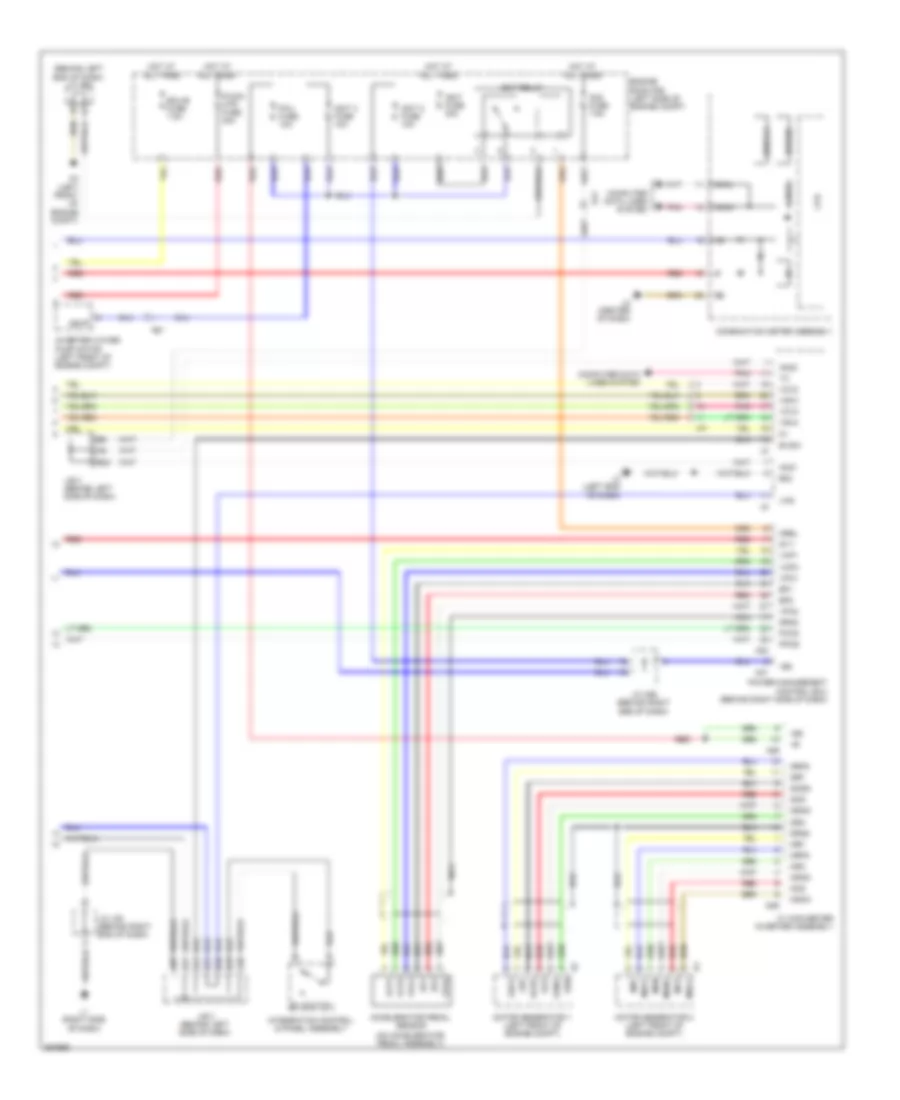 Transmission Wiring Diagram (2 of 2) for Toyota Prius 2013