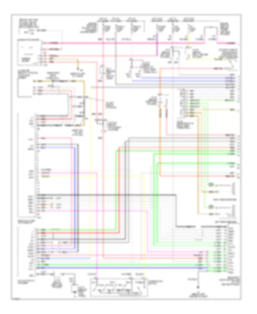 Navigation Wiring Diagram with Navigation 1 of 3 for Toyota 4Runner Limited 2003