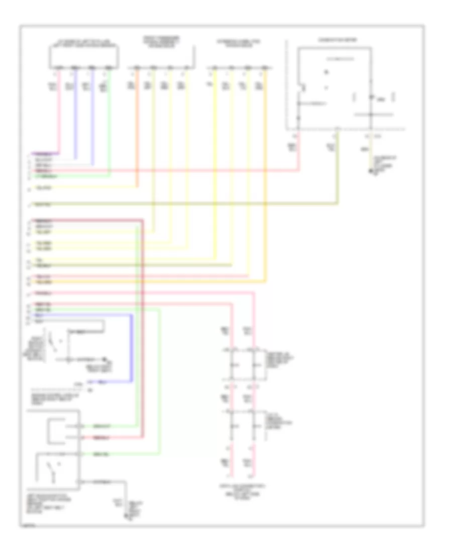 Supplemental Restraints Wiring Diagram with Side Airbag 2 of 2 for Toyota 4Runner Limited 2003