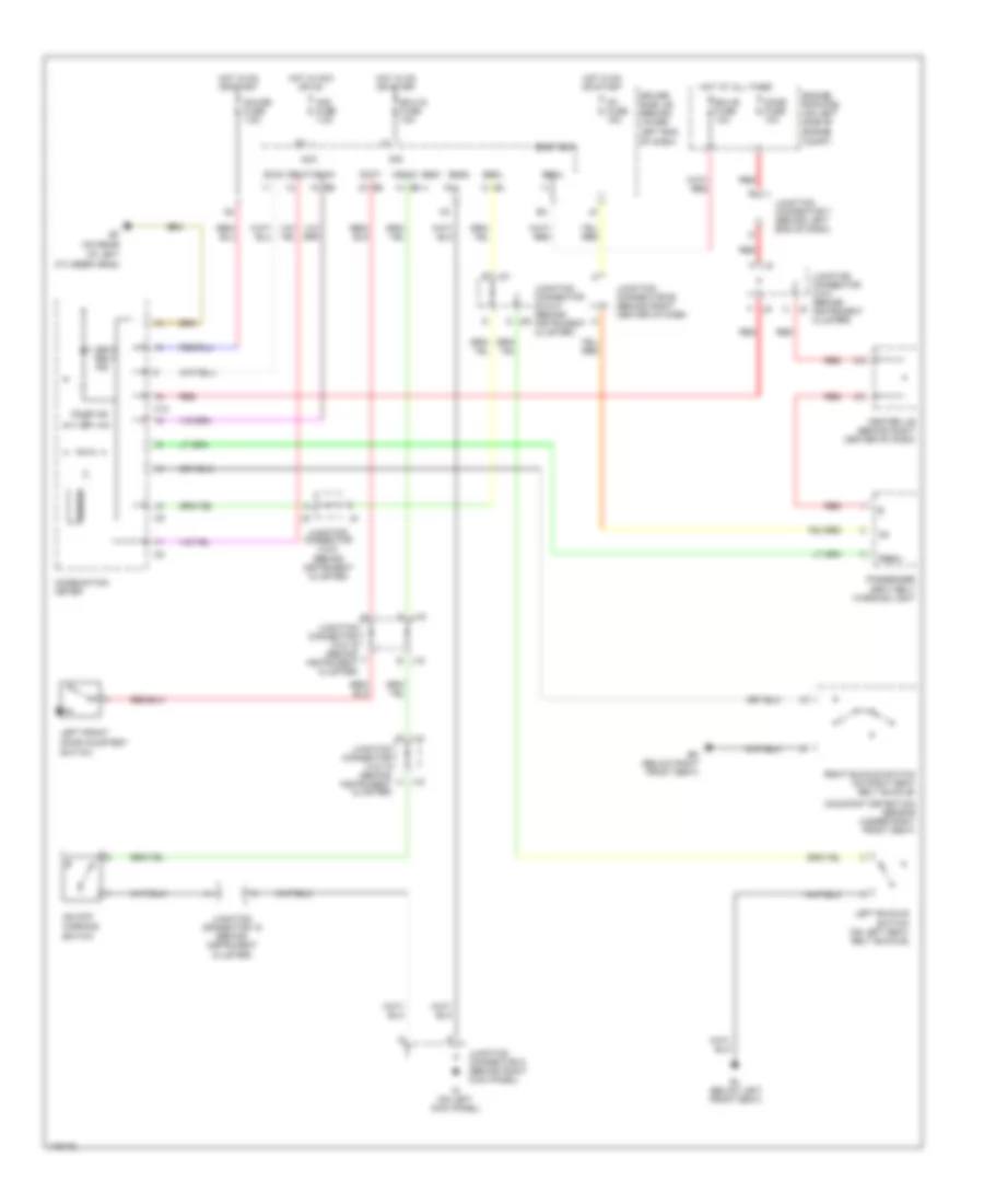 Warning Systems Wiring Diagram for Toyota 4Runner Limited 2003