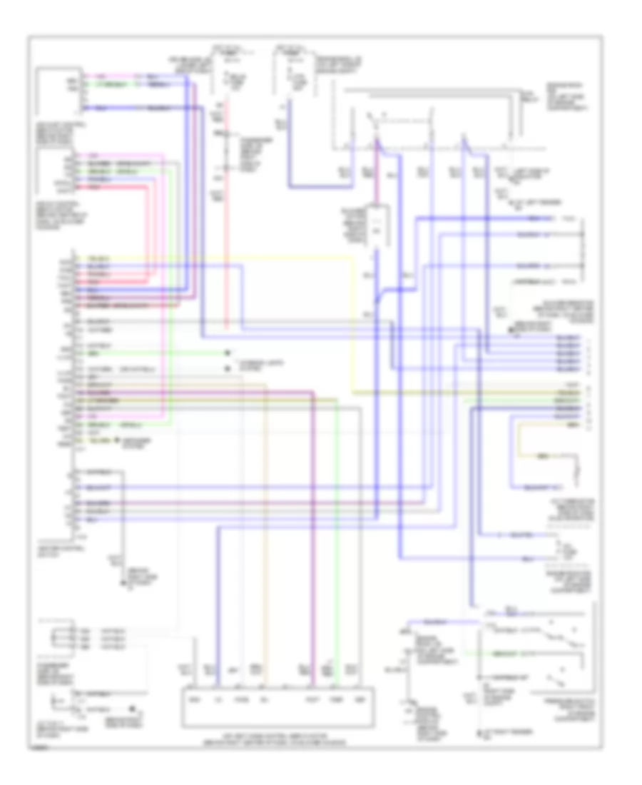 Manual A C Wiring Diagram 1 of 2 for Toyota Camry Solara SE 2005