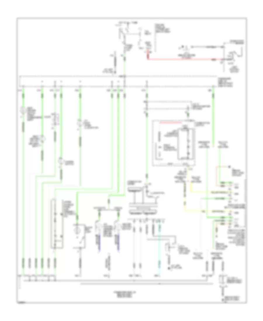 Instrument Illumination Wiring Diagram for Toyota Camry Solara SE 2005