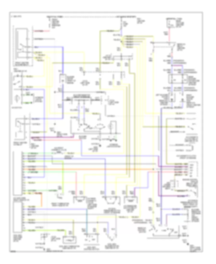 2 4L SC A C Wiring Diagram for Toyota Previa DX 1994