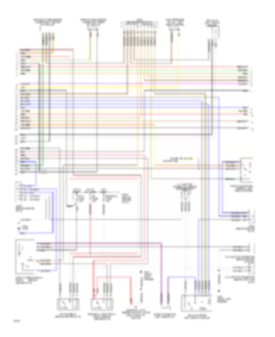 2.4L, Engine Performance Wiring Diagrams (2 of 3) for Toyota Previa DX 1994