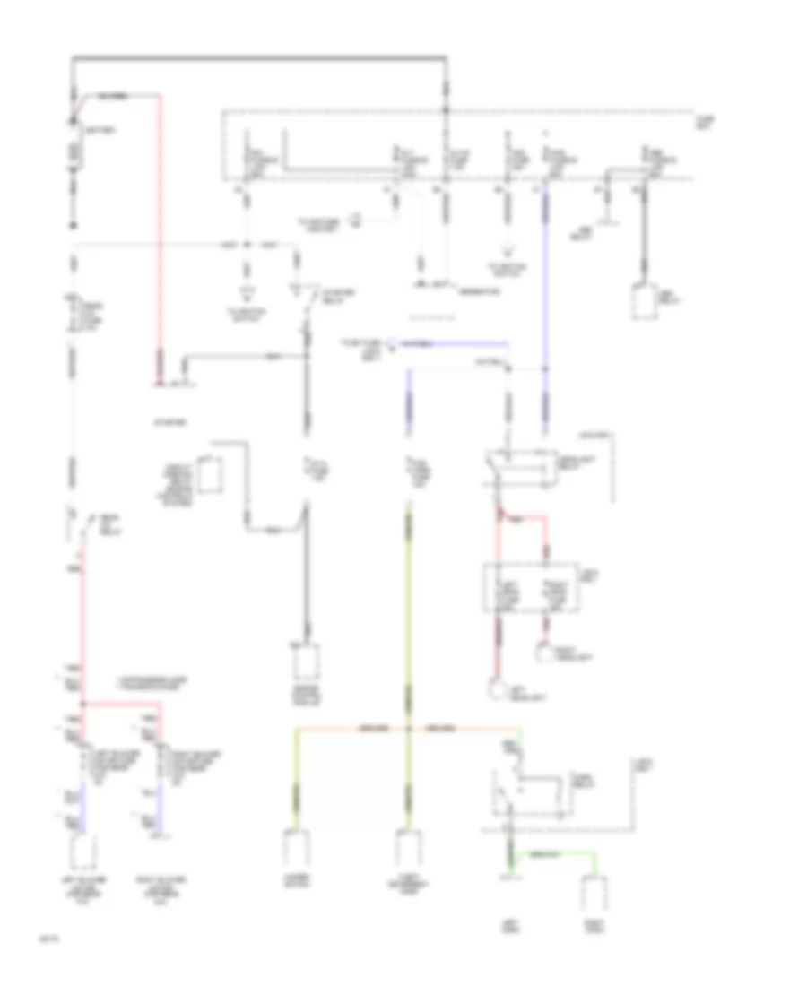 2 4L SC Power Distribution Wiring Diagram 1 of 6 for Toyota Previa DX 1994