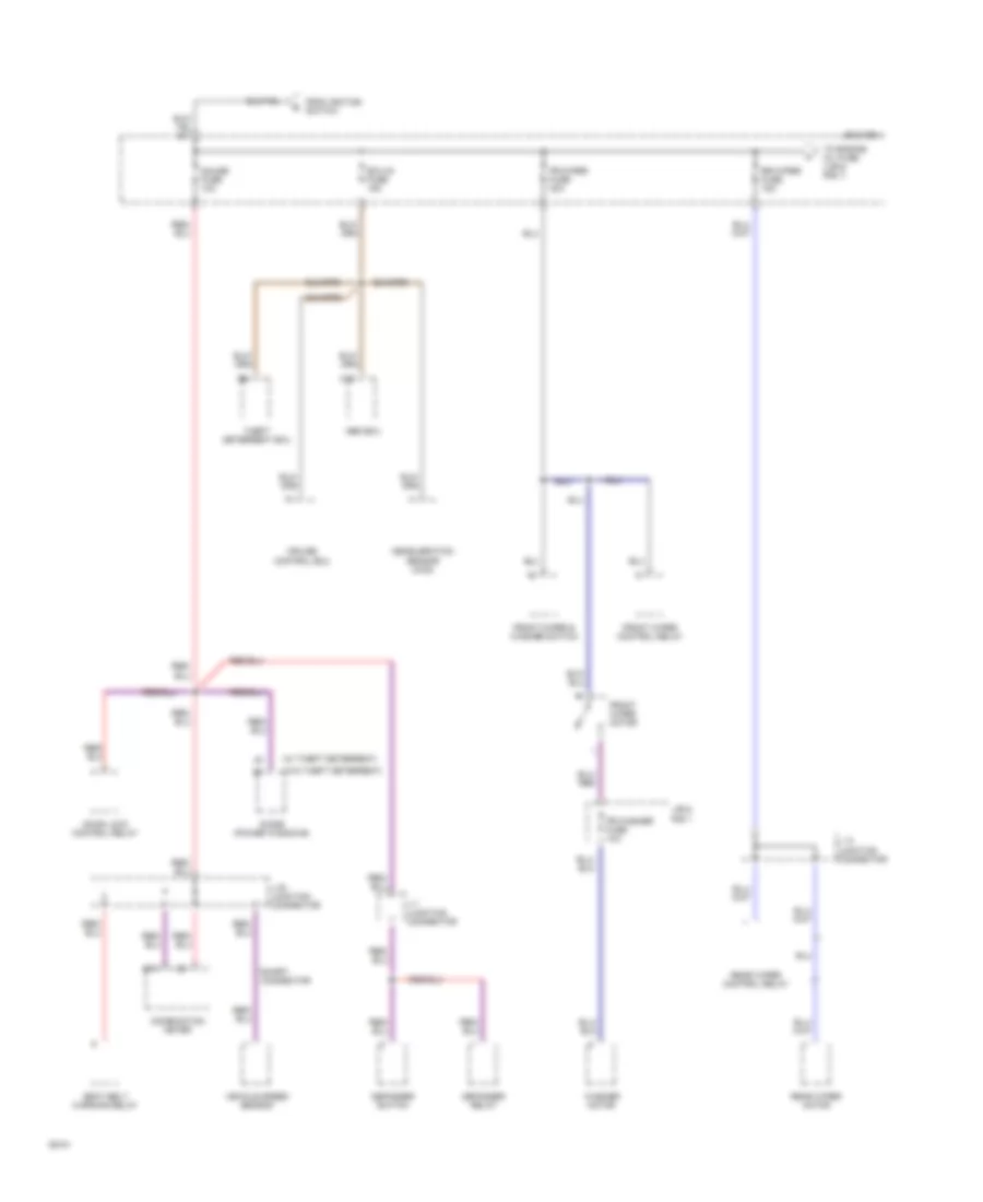 2.4L SC, Power Distribution Wiring Diagram (5 of 6) for Toyota Previa DX 1994